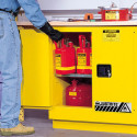Justrite FM Approved Flammable Liquids Cabinet Manual Closing  889mm H - 8923001