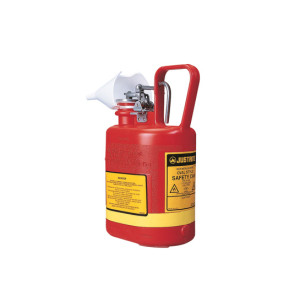 Justrite Type1 4L Oval Poly Can for flammables -14160Z
