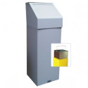 Fire Retardant Push Flap Bin with Liner  555PFL