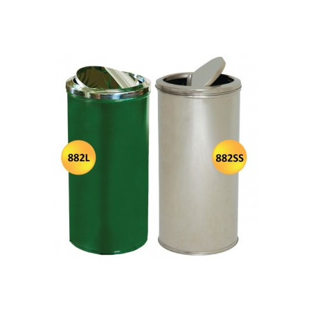 Fire Retardant Swivel Top Bin with Liner