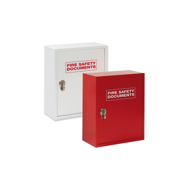 Plan Document Box Red Red Metal Fire Safety Document Cabinet with Hasp lock