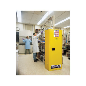 Justrite FM Approved Flammable Liquids Cabinet Self Closing 1651x591mm 8922201