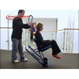 Evac Chair 300H MK4 Evacuation Chair (with FREE Photoluminescent  Wall Sign)