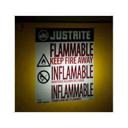 Justrite FM Approved Flammable Liquids Cabinet 1118mm H 8915201